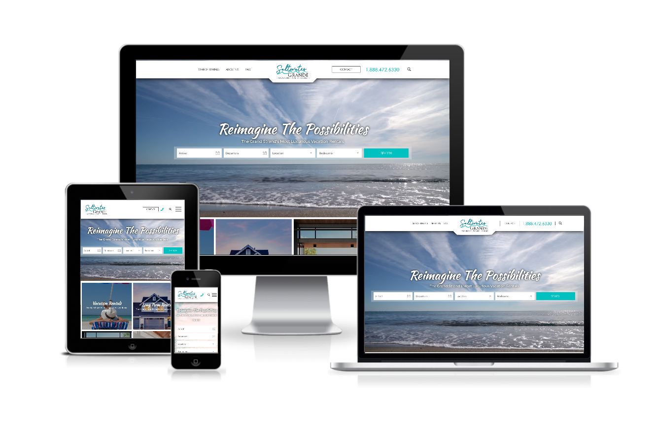 An image attempting to show that we have Beautiful Responsive Websites