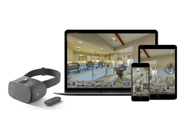 An image attempting to show that we have 360° Virtual Tours