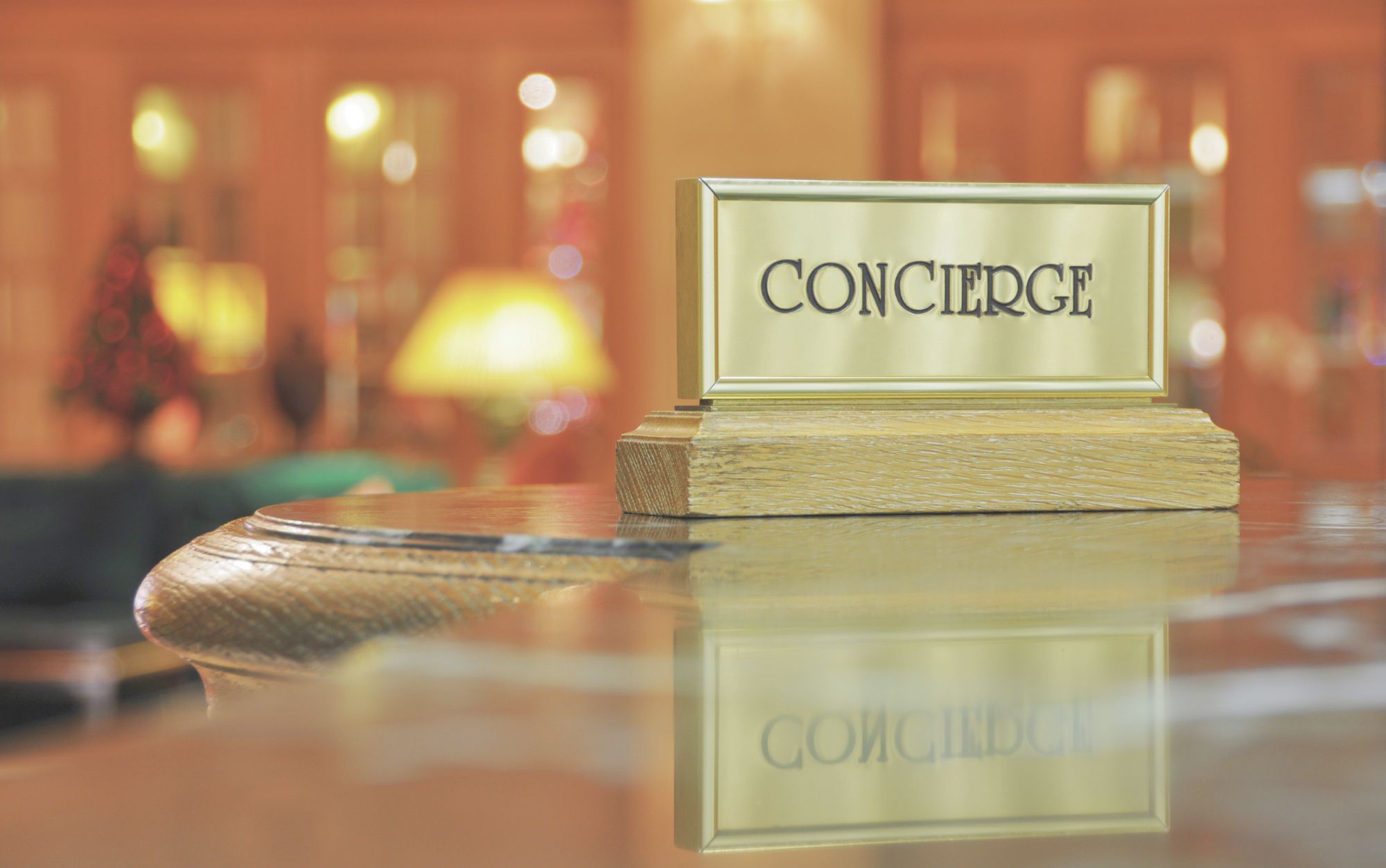 An image attempting to show that we have <b>Concierge Services</b>
